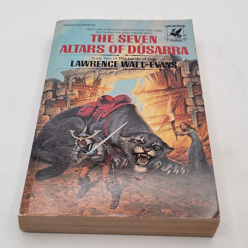 Lawrence Watt-Evans The Seven Altars of Dusarra Paperback 1984 2nd Print Good